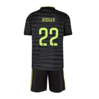 Real Madrid Antonio Rudiger #22 Fotballklær Tredjedraktsett Barn 2022-23 Kortermet (+ korte bukser)